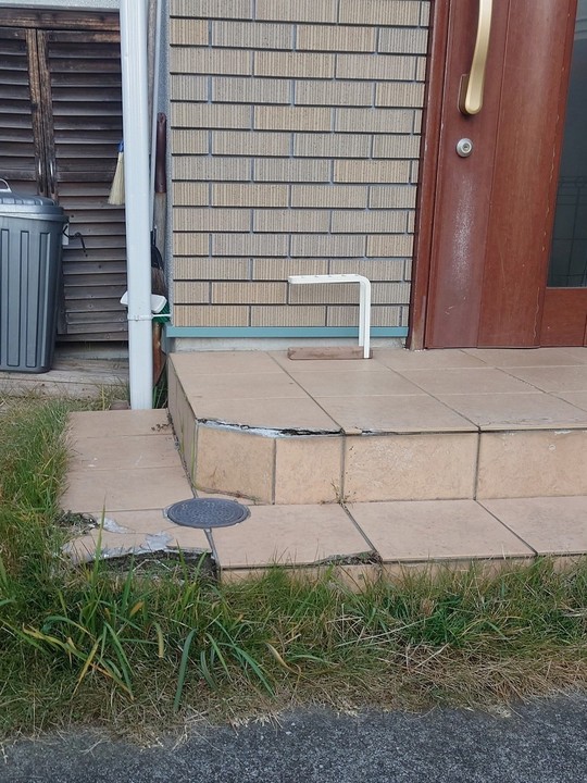 ブロックフェンス施工前