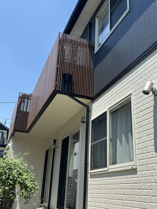 屋根塗装後の外観