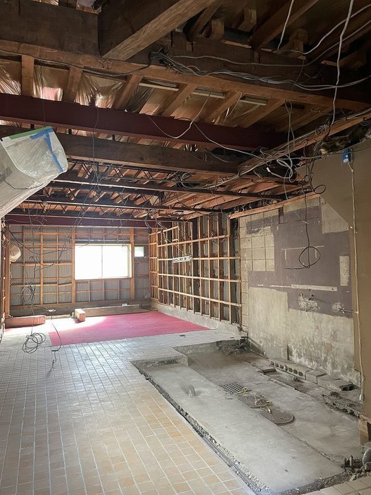 小平市リフォームワークス：ﾃﾅﾝﾄ解体工事完了写真